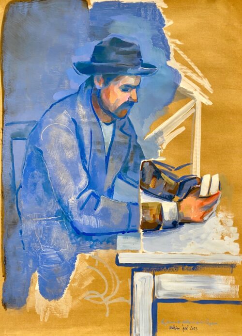 Joueur de cartes , d’après Cézanne